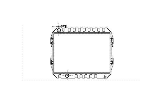Radiator, engine cooling *** IR PLUS *** 58002088 International Radiators Plus