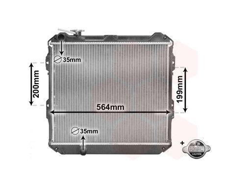 Radiator, engine cooling *** IR PLUS *** 58002088 International Radiators Plus, Image 2