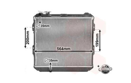 Radiator, engine cooling *** IR PLUS *** 58002088 International Radiators Plus, Image 2