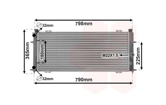 Radiator, engine cooling *** IR PLUS *** 58002094 International Radiators Plus, Image 3