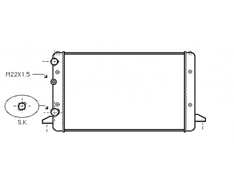Radiator, engine cooling *** IR PLUS *** 58002121 International Radiators Plus