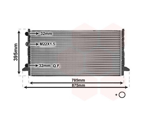 Radiator, engine cooling *** IR PLUS *** 58002121 International Radiators Plus, Image 3