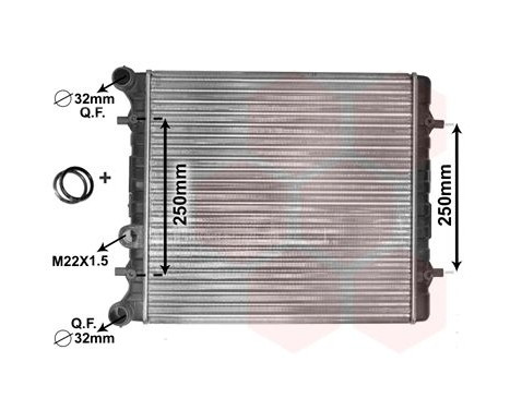 Radiator, engine cooling *** IR PLUS *** 58002152 International Radiators Plus