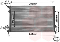 Radiator, engine cooling *** IR PLUS *** 58002204 International Radiators Plus