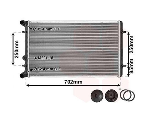 Radiator, engine cooling *** IR PLUS *** 58002217 International Radiators Plus, Image 4