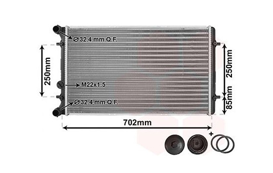 Radiator, engine cooling *** IR PLUS *** 58002217 International Radiators Plus, Image 4