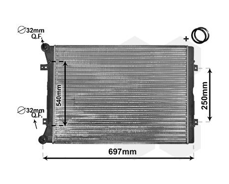 Radiator, engine cooling *** IR PLUS *** 58002283 International Radiators Plus, Image 3