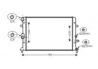 Radiator, engine cooling *** IR PLUS *** 58002289 International Radiators Plus