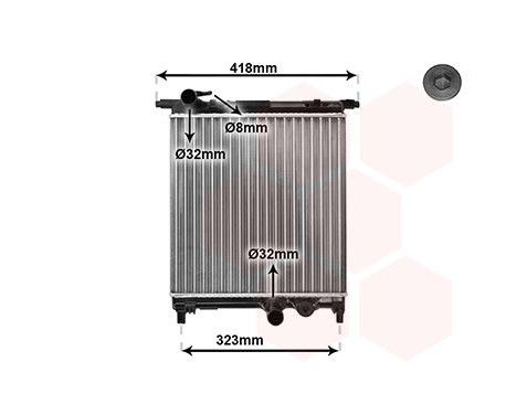 Radiator, engine cooling *** IR PLUS *** 58002325 International Radiators Plus, Image 4