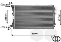 Radiator, engine cooling *** IR PLUS *** 58002338 International Radiators Plus