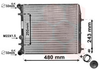 Radiator, engine cooling *** IR PLUS *** 76002005 International Radiators Plus
