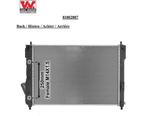 Radiator, engine cooling *** IR PLUS *** 81002087 International Radiators Plus, Image 4
