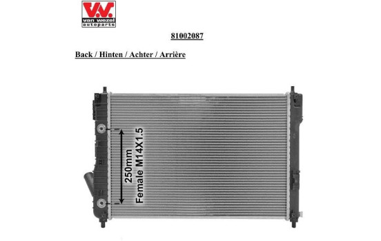 Radiator, engine cooling *** IR PLUS *** 81002087 International Radiators Plus, Image 4
