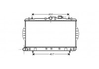 Radiator, engine cooling *** IR PLUS *** 82002047 International Radiators Plus