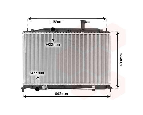 Radiator, engine cooling *** IR PLUS *** 82002177 International Radiators Plus, Image 3