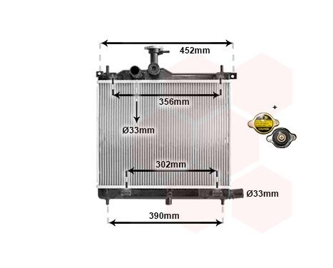 Radiator, engine cooling *** IR PLUS *** 82002290 International Radiators Plus, Image 3