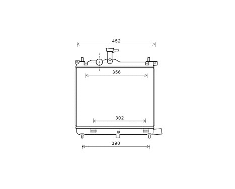 Radiator, engine cooling *** IR PLUS *** 82002290 International Radiators Plus