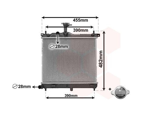 Radiator, engine cooling *** IR PLUS *** 82002291 International Radiators Plus, Image 2