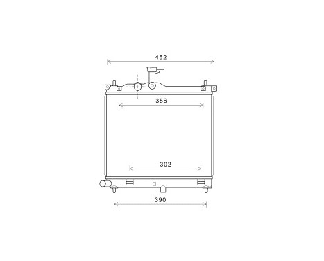 Radiator, engine cooling *** IR PLUS *** 82002291 International Radiators Plus