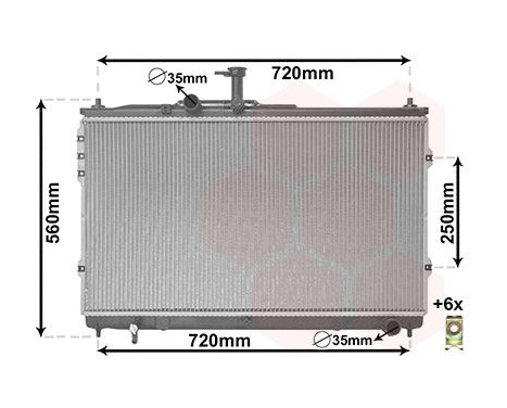 Radiator, engine cooling *** IR PLUS *** 82002392 International Radiators Plus, Image 2