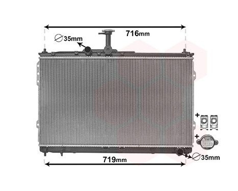 Radiator, engine cooling *** IR PLUS *** 82002418 International Radiators Plus, Image 2