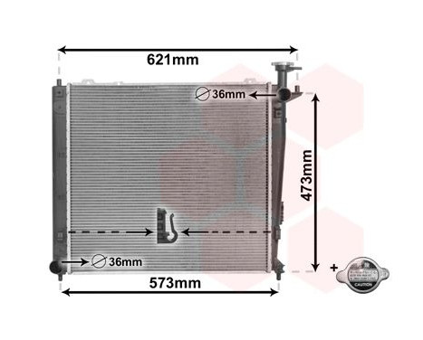 Radiator, engine cooling *** IR PLUS *** 83002272 International Radiators Plus, Image 2