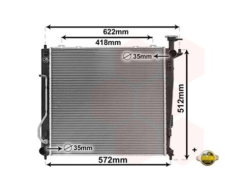 Radiator, engine cooling *** IR PLUS *** 83012703 International Radiators Plus