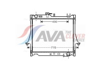 Radiator, engine cooling IS2025 Ava Quality Cooling