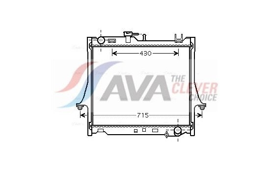 Radiator, engine cooling IS2025 Ava Quality Cooling