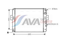 Radiator, engine cooling IV2061 Ava Quality Cooling