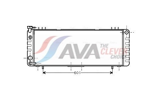Radiator, engine cooling JE2002 Ava Quality Cooling