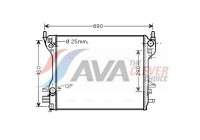 Radiator, engine cooling JR2040 Ava Quality Cooling