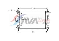 Radiator, engine cooling JR2047 Ava Quality Cooling