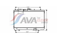 Radiator, engine cooling KA2066 Ava Quality Cooling