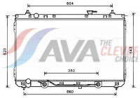 Radiator, engine cooling KA2231 Ava Quality Cooling