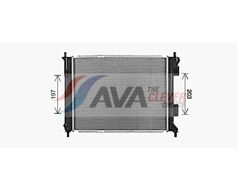 Radiator, engine cooling KA2327 Ava Quality Cooling