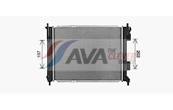 Radiator, engine cooling KA2327 Ava Quality Cooling