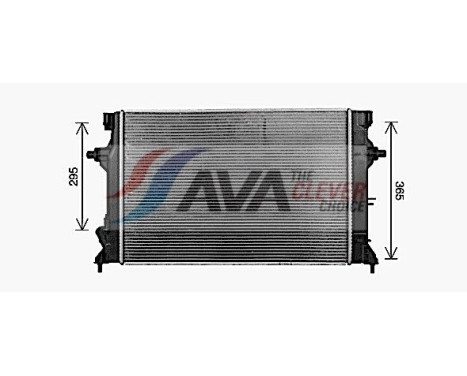 Radiator, engine cooling KA2340 Ava Quality Cooling