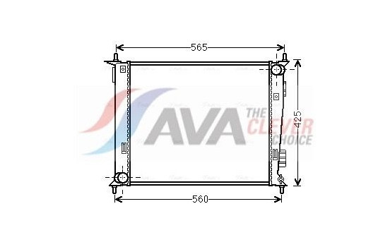 Radiator, engine cooling KAA2143 Ava Quality Cooling