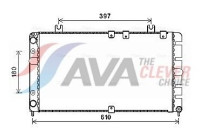 Radiator, engine cooling LA2021 Ava Quality Cooling