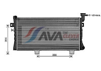 Radiator, engine cooling LA2024 Ava Quality Cooling