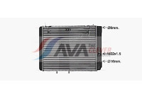 Radiator, engine cooling LA2028 Ava Quality Cooling