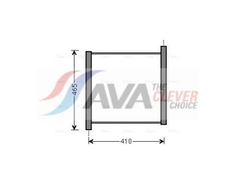 Radiator, engine cooling MC2012 Ava Quality Cooling