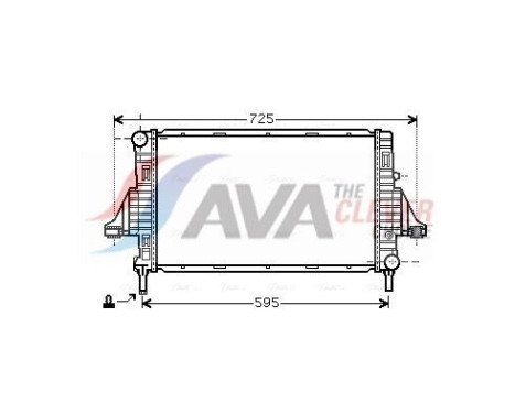 Radiator, engine cooling MCA2006 Ava Quality Cooling