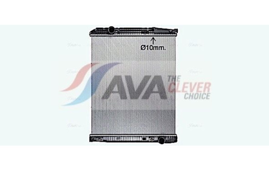 Radiator, engine cooling ME2150N Ava Quality Cooling, Image 4