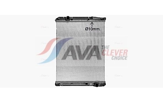 Radiator, engine cooling ME2254N Ava Quality Cooling, Image 3