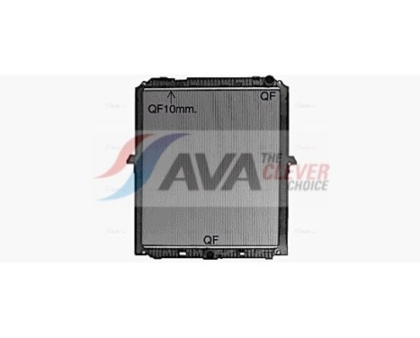 Radiator, engine cooling ME2335 Ava Quality Cooling, Image 2