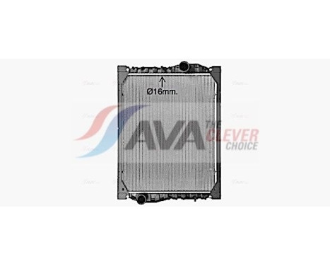 Radiator, engine cooling MN2110 Ava Quality Cooling, Image 3