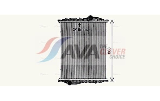 Radiator, engine cooling MN2110N Ava Quality Cooling, Image 3