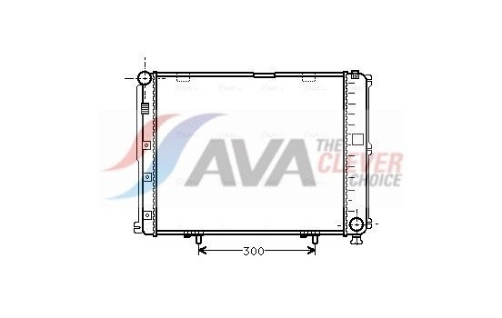 Radiator, engine cooling MS2035 Ava Quality Cooling